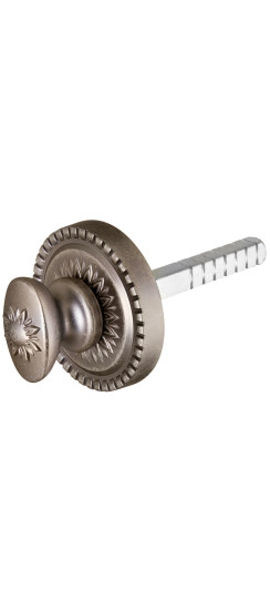 Ручка поворотная BKW8.R.CL55 (BKW8/CL) AS-9 античное серебро | ZAMAK