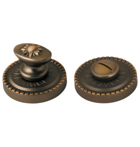 Ручка поворотная BK6.R.CL55 (BK6/CL) BB-17 коричневая бронза