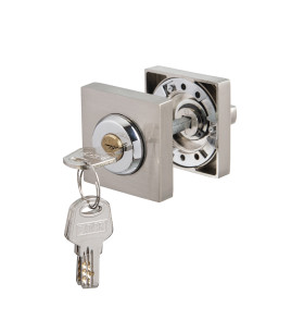 Ручка поворотная с фиксацией ключом BK6.FIX.JK SN-3 мат.никель