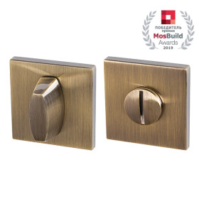 Ручка поворотная BK6.K.USS52 (WC-BOLT BK6 USS) AB-7 бронза