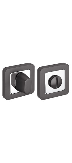 Ручка поворотная BK6.K.XM52 (BK6 XM) GR/CP-23 графит/хром | ZAMAK