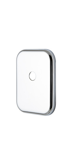 Декоративная Квадратная накладка на цилиндр со штоком BK-DEC SQ (ATC Protector 1) CP-8 Хром | ZAMAK