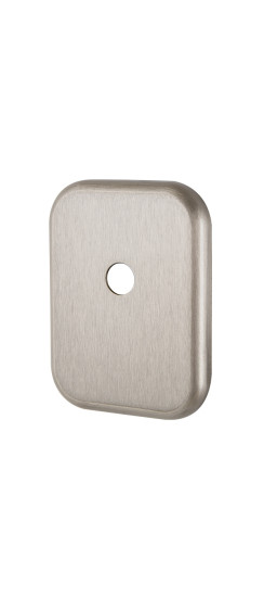 Декоративная Квадратная накладка на цилиндр со штоком BK-DEC SQ (ATC Protector 1) SN-3 Мат.никель | ZAMAK