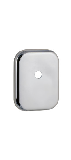 Накладка на шток цилиндра ESC.O.XL/K.486 (ESC 486-O SQ XL) CP хром (1шт.) | Сталь с нейлоновым основанием