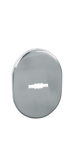 Накладка на сувальдный замок ESC.S.SF/OV.475 (ESC 475) СР хром | Сталь с нейлоновым основанием