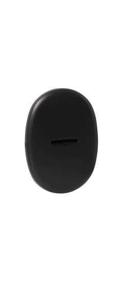 Накладка на сувальдный замок ESC.S-auto.ECO/OV.477 (ESC 477 eco) с авт. шторками BL черный | Сталь с нейлоновым основанием