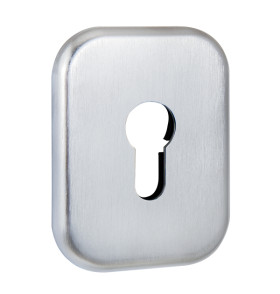 Накладка на цилиндр ESC.C.XL/K.486 (ESC 486-C SQ XL) SSC сатинированный хром (1 шт.)