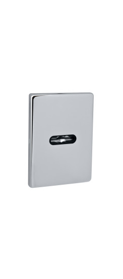 Накладка на сувальдный замок ESC.S-auto.RL/K.486 CP (ESC 486-S-auto RL) хром (1шт.) | Сталь с нейлоновым основанием