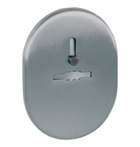 Накладка на сувальдный замок ESC.S-lift.SF/OV.476 (ESC 476) с шторкой SN мат.никель