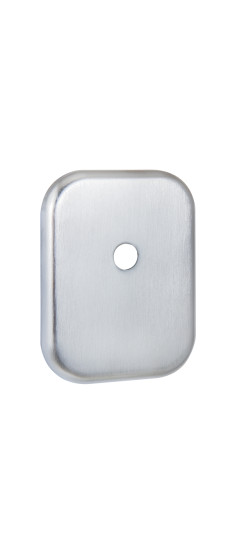 Накладка на шток цилиндра ESC.O.XL/K.486 (ESC 486-O SQ XL) SSC сатинированный хром (1шт.) | Сталь с нейлоновым основанием