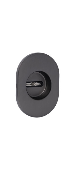 Накладка на сувальдный замок ESC.S-auto.RLR/U/R.477 GR-23 графит (1шт.) | Сталь с нейлоновым основанием