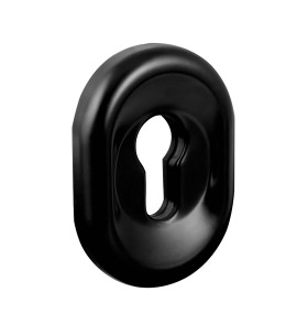 Накладка на цилиндр ESC.C/CRE/OV.12 (ESC-12C) BL черный (1 шт.)