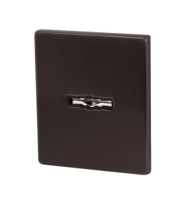 Накладка на сувальдный замок ESC.S-auto.USS/K (PS Protector/USS) BPVD вороненый никель