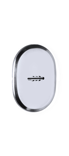 Декоративная накладка ESC 477 (90х65) СP ХРОМ на сувальдный замок с подпружиненными шторками | Сталь с нейлоновым основанием