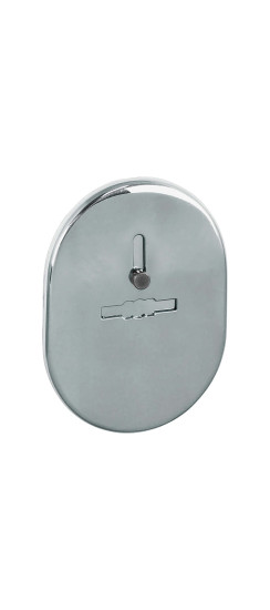 Накладка на сувальдный замок ESC.S-lift.SF/OV.476 (ESC 476) с шторкой СР хром | Сталь с нейлоновым основанием