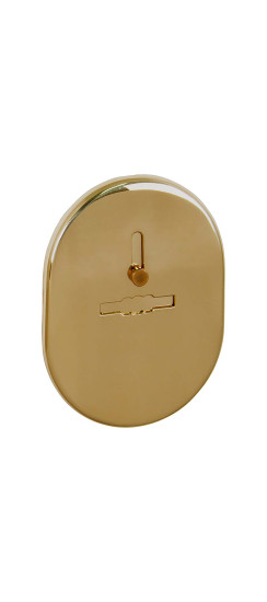 Накладка на сувальдный замок ESC.S-lift.SF/OV.476 (ESC 476) с шторкой GP латунь | Сталь с нейлоновым основанием