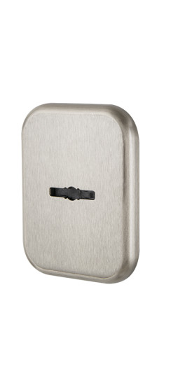 Декор. Квадратная накл. на сувальдный со шторкой PS-DEC SQ CT (ATC Protector 1) SN-3 Мат.никель | ZAMAK