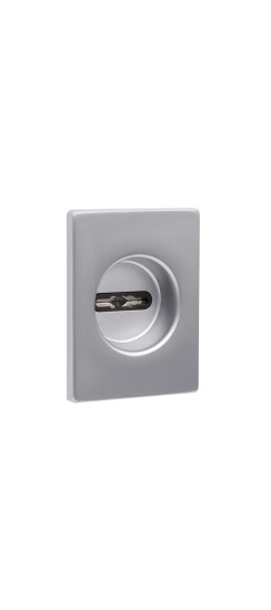 Накладка на сувальдный замок ESC.S-auto.RL/U/K.477 SSC-16 сатинрованный хром | Сталь с нейлоновым основанием