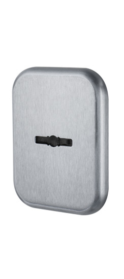 Декоратив. Квадр. накл. на сув. замок со шторкой PS-DEC SQ CT (ATC Protector 1) SC-14 Матовый хром | Латунь