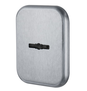 Декоратив. Квадр. накл. на сув. замок со шторкой PS-DEC SQ CT (ATC Protector 1) SC-14 Матовый хром