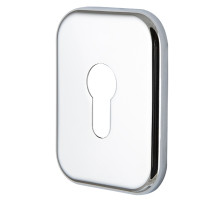 Декоративная Квадратная накладка на цилиндр ET-DEC SQ (ATC Protector 1) CP-8 Хром