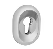 Накладка на цилиндр ESC.C/CRE/OV.12 (ESC-12C) CP хром (2шт. в уп.,отгр. по 1 шт.)