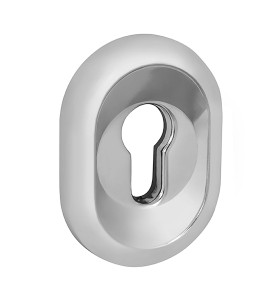 Накладка на цилиндр ESC.C/CRE/OV.12 (ESC-12C) CP хром (2шт. в уп.,отгр. по 1 шт.)