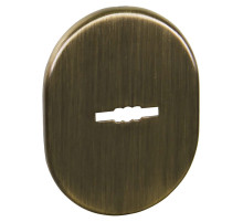Накладка на сувальдный замок ESC.S.SF/OV.475 (ESC 475) AB зелёная бронза