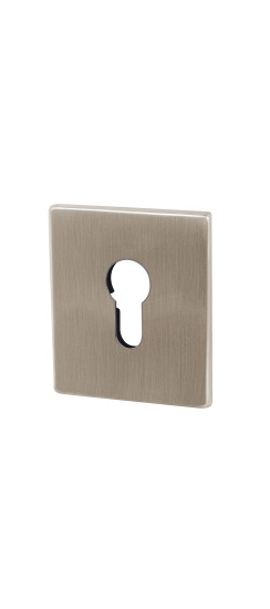 Накладка на цилиндр ESC.C.USS/K (ET Protector/USS) SN матовый никель | Нержавеющая сталь