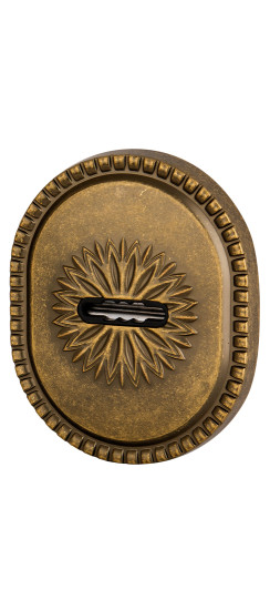 Накладка на сувальдный замок ESC.S-auto.CL/OV (PS-DEC CL / ATC Protector 1) OB-13 античная бронза | ZAMAK