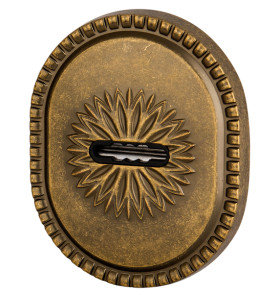 Накладка на сувальдный замок ESC.S-auto.CL/OV (PS-DEC CL / ATC Protector 1) OB-13 античная бронза