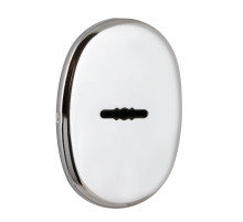 Накладка на сувальдный замок ESC.S-auto.ECO/OV.477 (ESC 477 eco) с авт. шторками CP хром