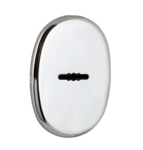 Накладка на сувальдный замок ESC.S-auto.ECO/OV.477 (ESC 477 eco) с авт. шторками CP хром