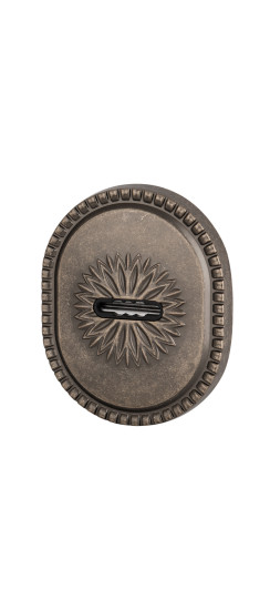 Накладка на сувальдный замок ESC.S-auto.CL/OV (PS-DEC CL) AS-9 античное серебро | ZAMAK