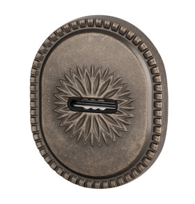 Накладка на сувальдный замок ESC.S-auto.CL/OV (PS-DEC CL) AS-9 античное серебро