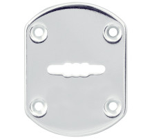 Декоративная накладка ESC021/0-SS (нержавейка) на сув. замок без шторки (1 шт.) тех.упак.