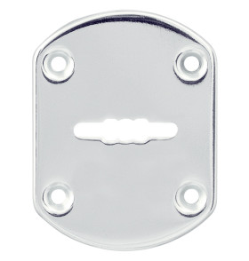 Декоративная накладка ESC021/0-SS (нержавейка) на сув. замок без шторки (1 шт.) тех.упак.