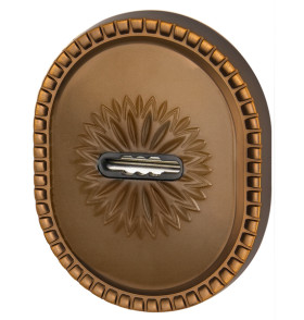 Накладка на сувальдный замок ESC.S-auto.CL/OV (PS-DEC CL) BB-17 коричневая бронза