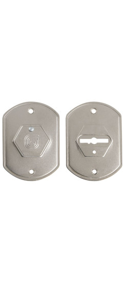 Накладки сувальдные Гардиан крашен. ГН 20 /пара/, плоская /123:473/ | Сталь, Характеристики