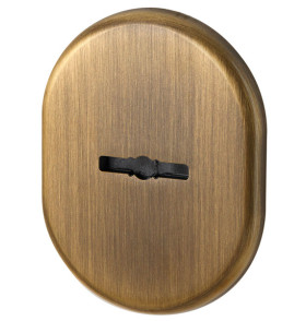 Декоративная накладка на сувальдный замок со шторкой PS-DEC CT (ATC Protector 1) AB-77 Бронза