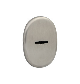 Накладка на сувальдный замок ESC.S-auto.ECO/OV.477 (ESC 477 eco) с авт. шторками SN матовый никель