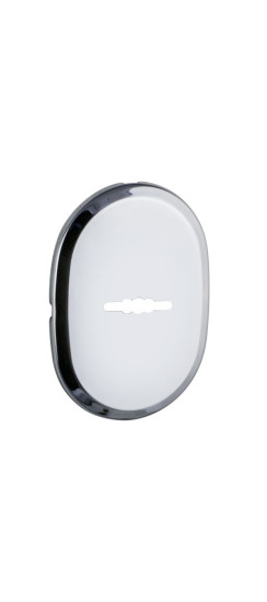 Декоративная накладка ESC 475 (90х65) СP ХРОМ на сувальдный замок | Сталь с нейлоновым основанием