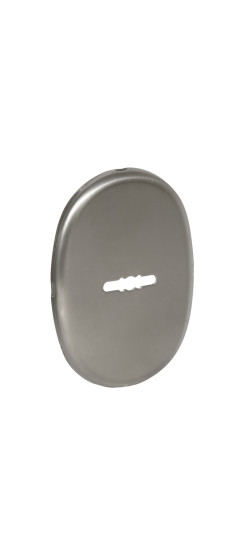 Накладка на сувальдный замок ESC.S.ECO/OV.475 (ESC 475 eco) SN мат.никель | Сталь с нейлоновым основанием