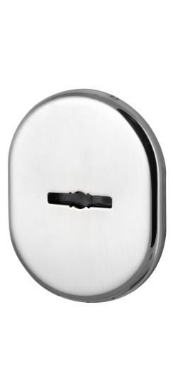 Декоративная накладка на сувальдный замок со шторкой PS-DEC CT (ATC Protector 1) CP-8 Хром | Латунь