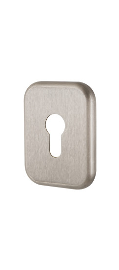 Декоративная Квадратная накладка на цилиндр ET-DEC SQ (ATC Protector 1) SN-3 Мат.никель | ZAMAK