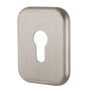 Декоративная Квадратная накладка на цилиндр ET-DEC SQ (ATC Protector 1) SN-3 Мат.никель