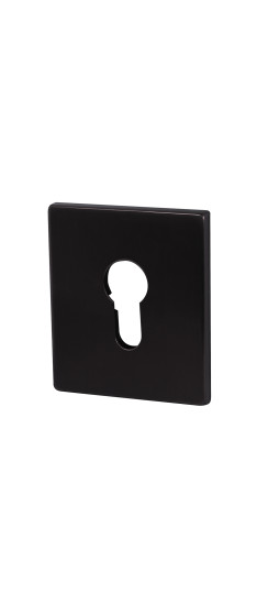 Накладка на цилиндр ESC.C.USS/K (ET Protector/USS) BL черный | Нержавеющая сталь