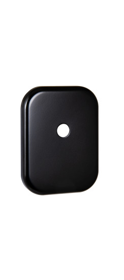 Накладка на шток цилиндра ESC.O.XL/K.486 (ESC 486-O SQ XL) BL черный (1шт.) | Сталь с нейлоновым основанием