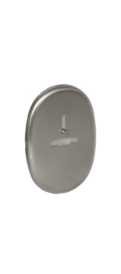Накладка на сувальдный замок ESC.S-lift.ECO/OV.476 (ESC 476 eco) с шторкой SN мат.никель | Сталь с нейлоновым основанием