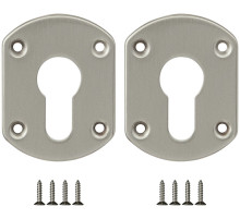 Накладка на цилиндр ESC.C+C/OV.set (ESC031) SN мат.никель (2шт.)